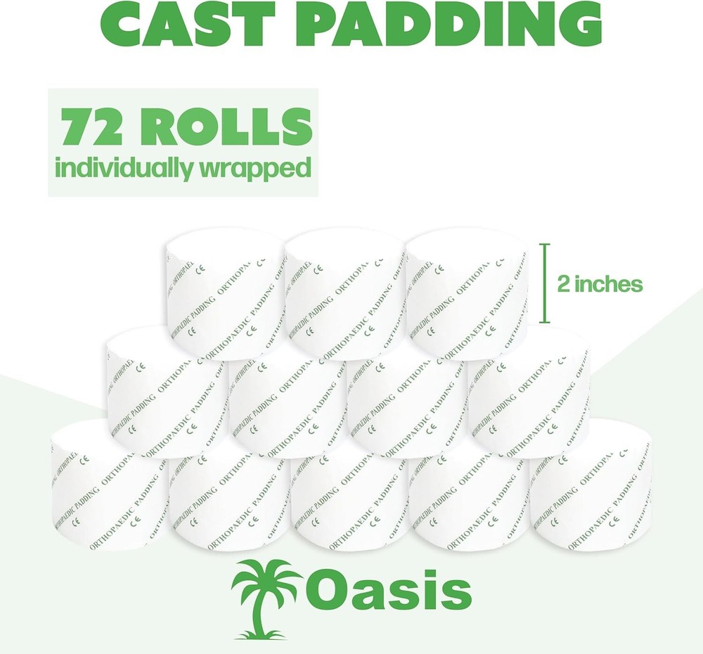Cast Padding, 2" x 4 Yards, 72/Case