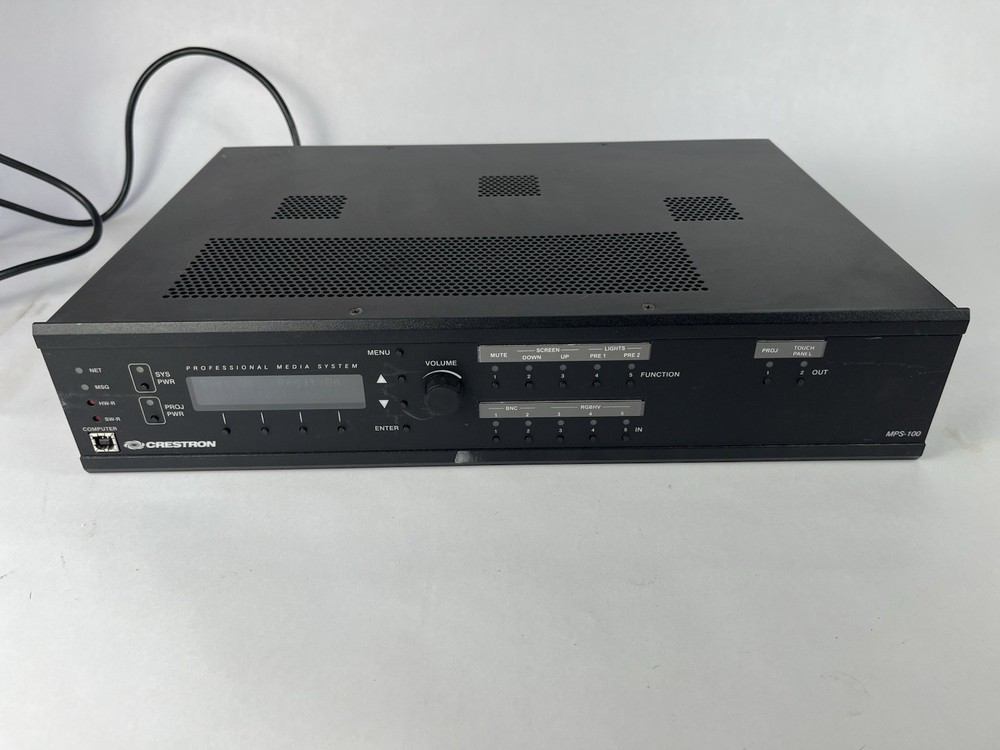 Rack Mountable Crestron MPS-100 / Multimedia Presentation System Tested Working