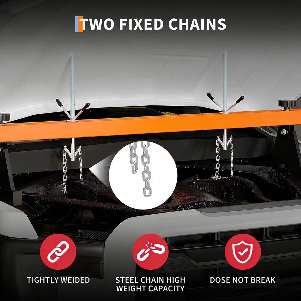 DEXSO Engine Support Bar 1100 Lbs Capacity Engine Transverse Bar Engine Hoist...