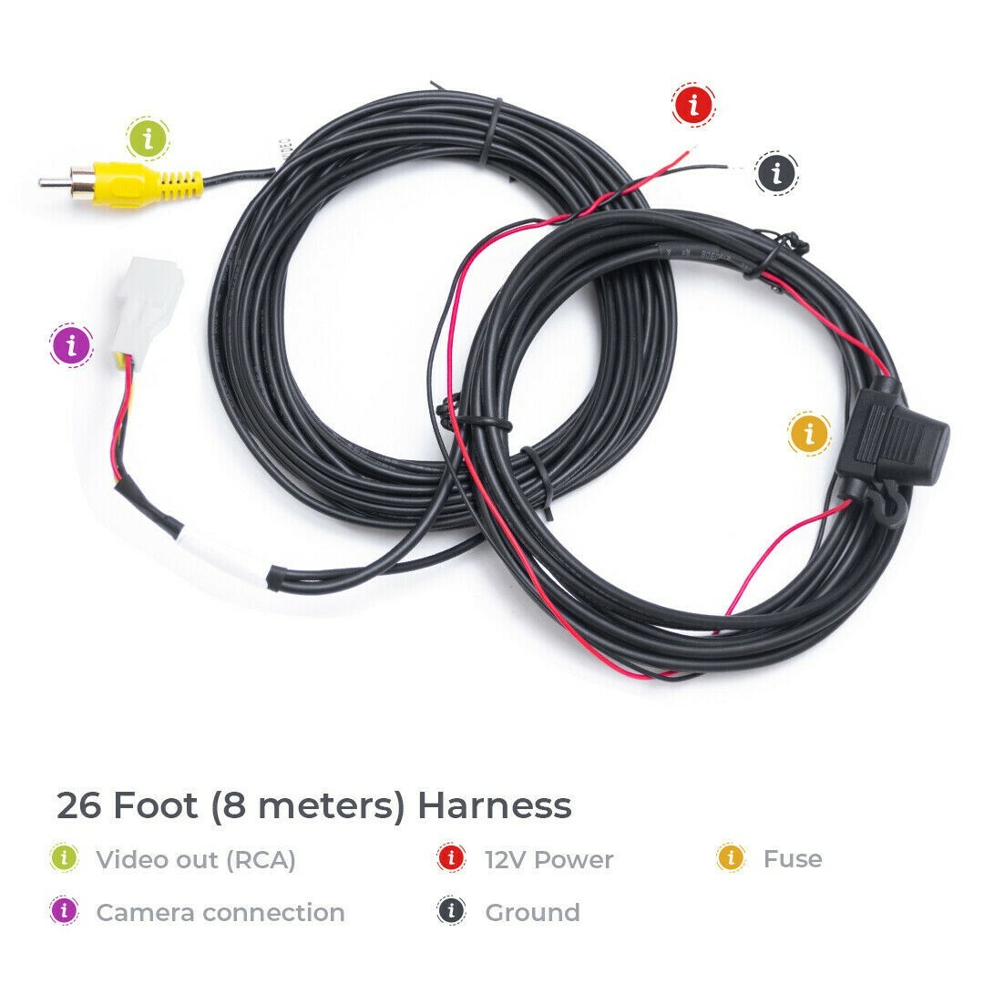 For Chevrolet C/K 1500 (1988-2000) Black Tailgate Handle Backup Camera