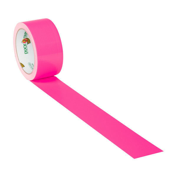 Color Duck Tape® Brand Duct Tape - Neon Pink, 1.88 in. x 15 yd.