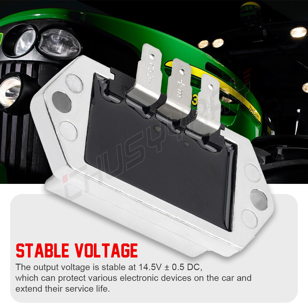 Voltage Regulator Rectifier for CPohn Deere MIA11665 Replacement parts Silver