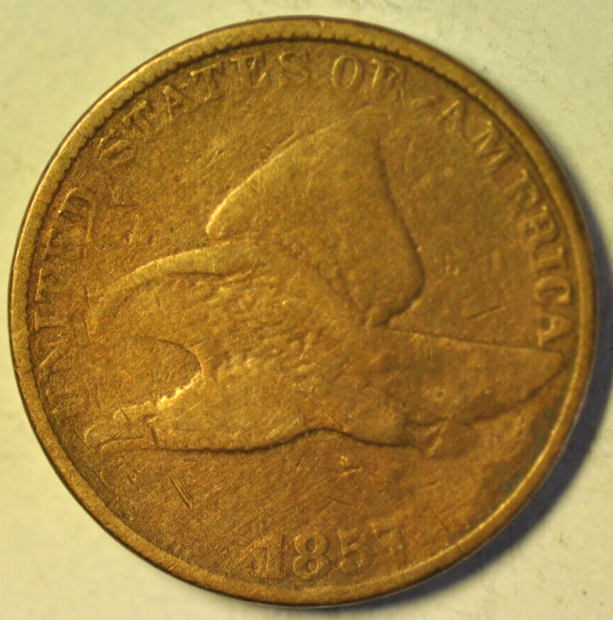 mw23249 USA; Flying Eagle Cent 1857