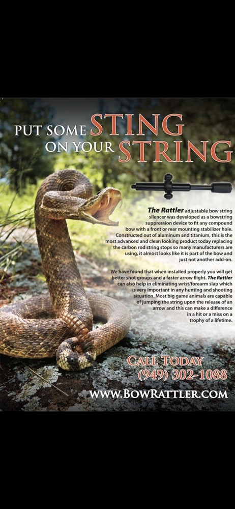 Bow Rattler String  Stop /Silencer/Suppressor (Mathew’s Drenalin)