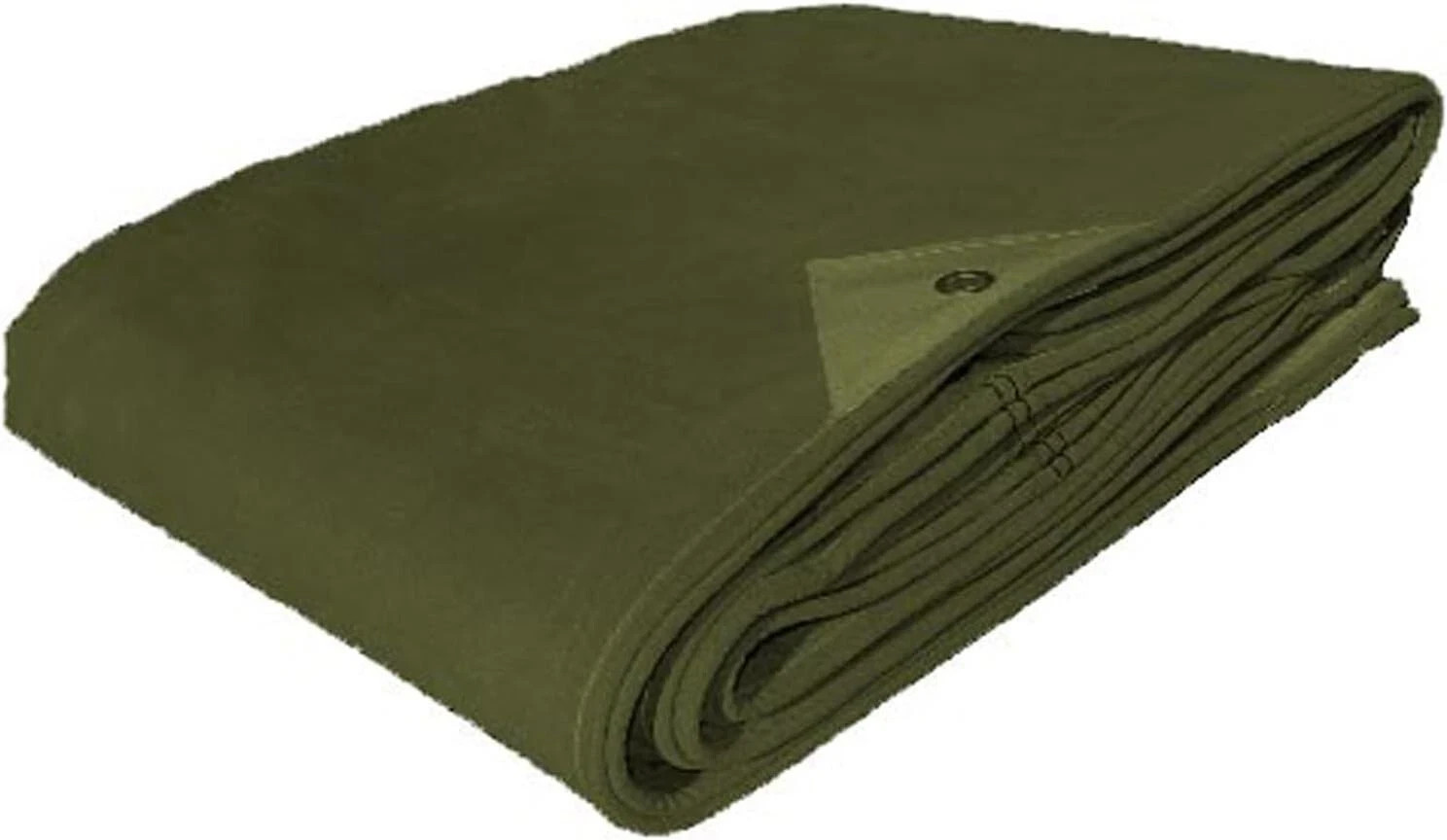 mocinc.1982 Olive Drab Heavy Duty Canvas Tarp, New, Free Shipping