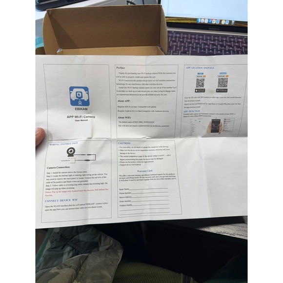 Universal Car Backup Camera