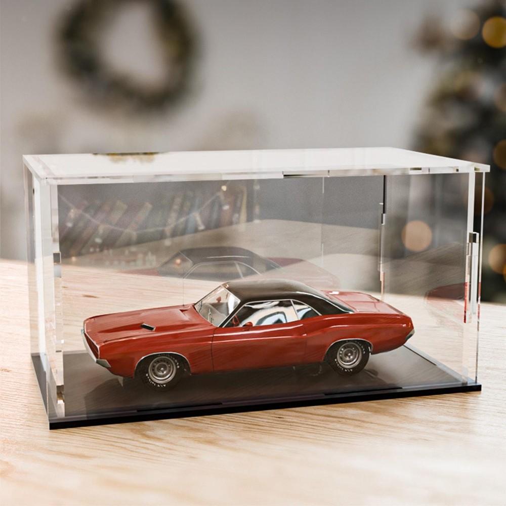 Acrylic Model Car Display Case Storage Case Stackable Dustproof Countertop