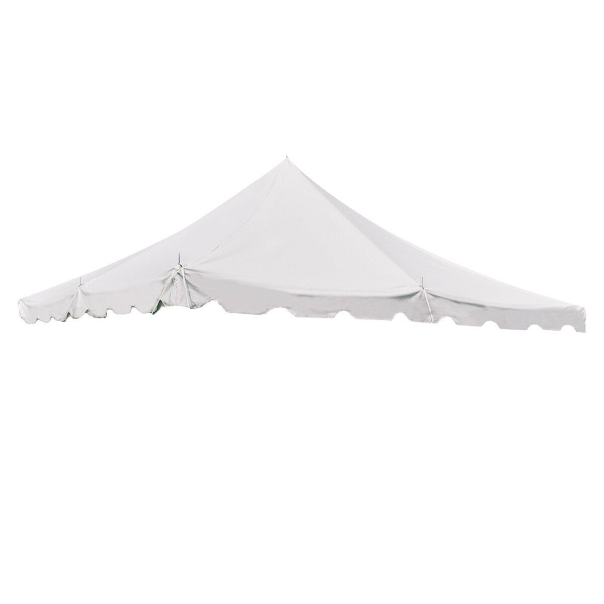 Replacement Pole Tent Canopy Top 20x20 White Cover Event Wedding Party Gazebo