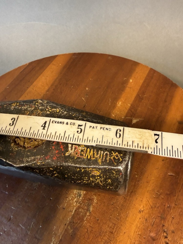 8 lb QUIKWERKs Nevada Pattern Sledge Hammer head. Warren Tools & Forge, Ohio Usa