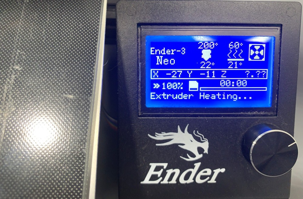 Creality Ender-3 Neo 3D Printer 100V Power Tested Please Read