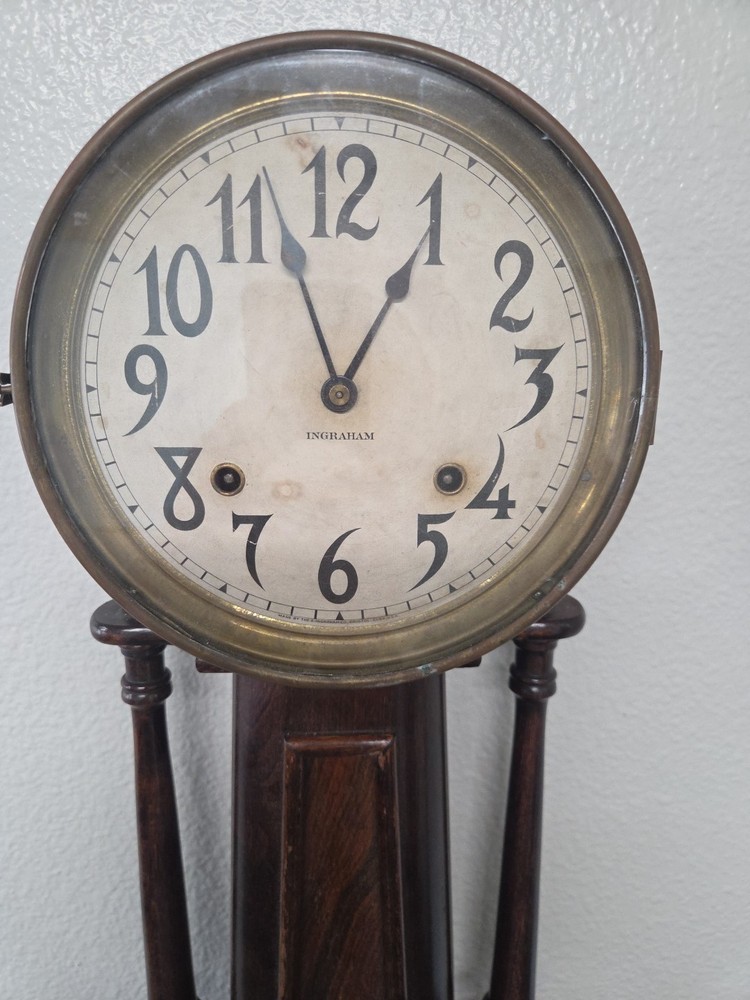 Vijtage Ingraham Banjo Wall Clock 35"