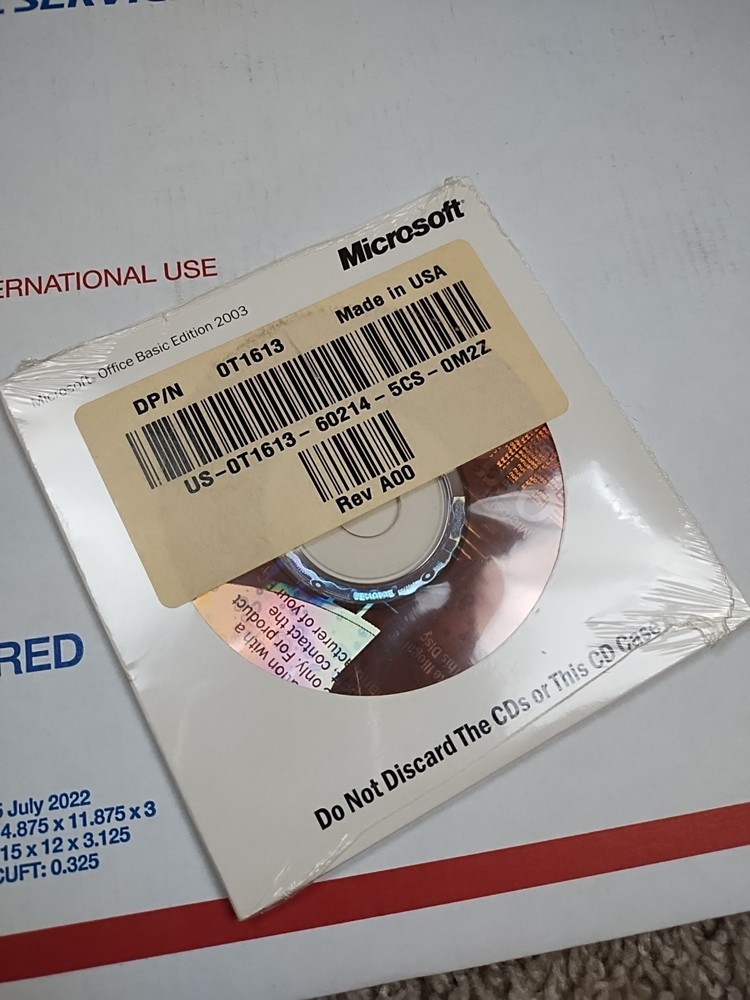 Microsoft Office 2003 Dell Basic New WORD EXCEL ACCESS POWERPOINT OUTLOOK W/ Key