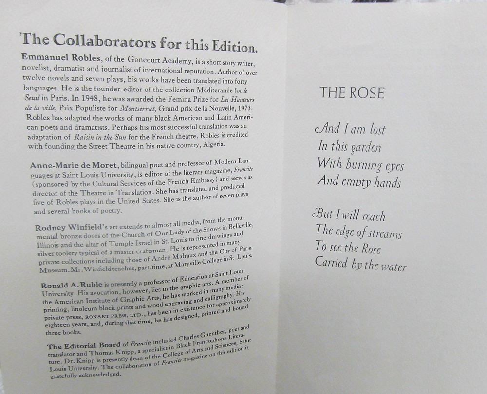 Publication Flyer for Emmanuel Robeles