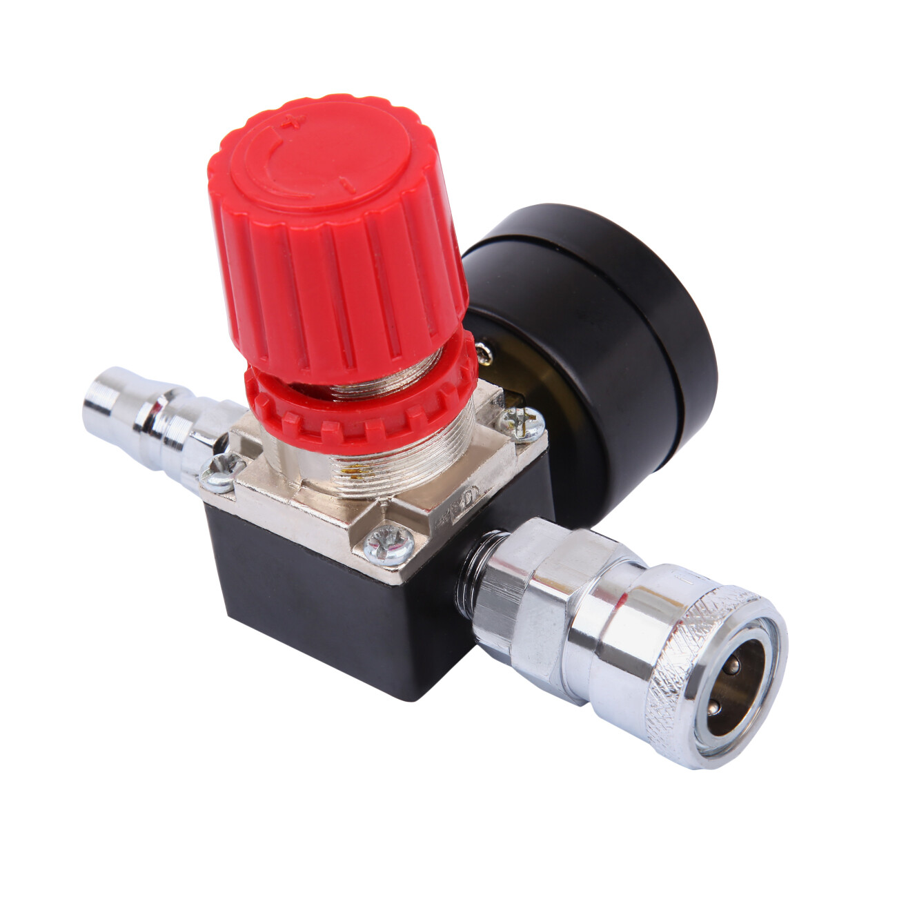 1/4" 175PSI Air Pressure Regulator For Air Compressor System Pressure Gauge