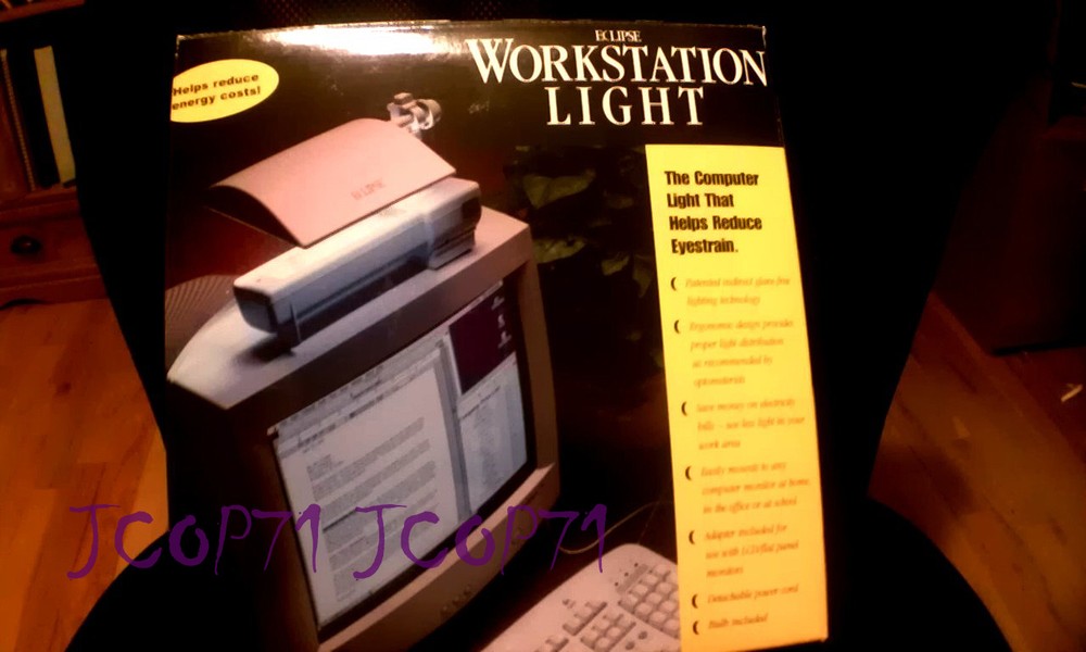 Eclipe WorkStation Light (Helps Reduce Eyestrain) Regular, LCD and Flat Monitors
