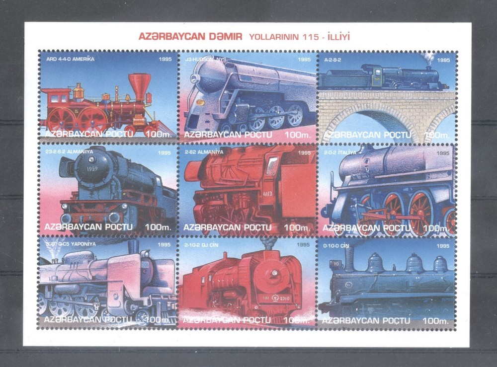 (706476) Trains, Locomotives, Azerbaijan