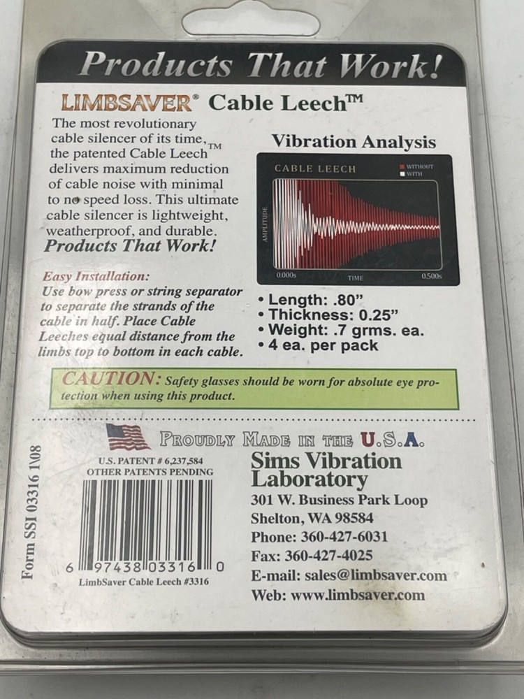 SVL Limbsaver Cable Leech 3316 Made w/ Navcom Material