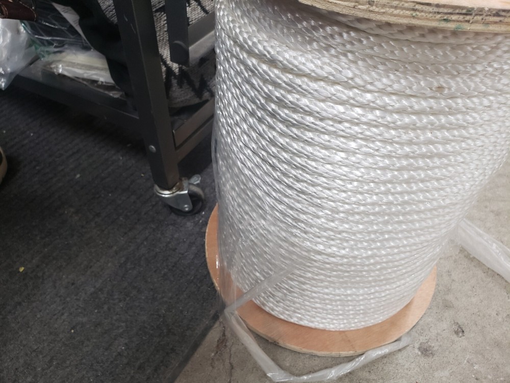 CWC 105130 Solid Braid Nylon Rope - 1/2" x 500' White