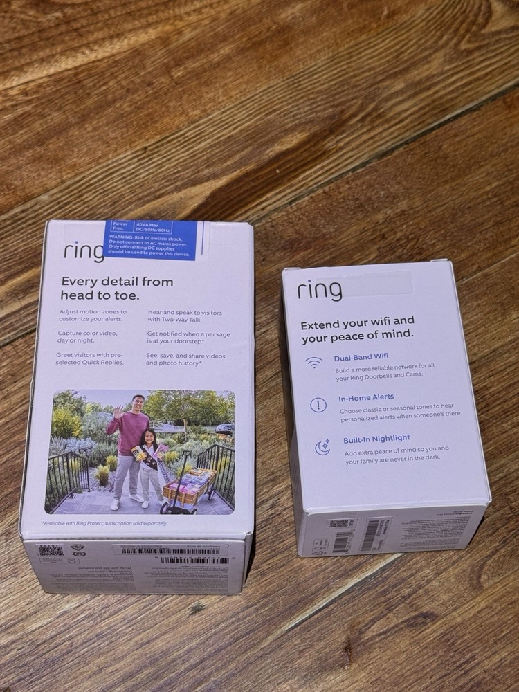 Ring Battery Doorbell Plus & Chime Pro Bundle, Motion Detection, Alexa