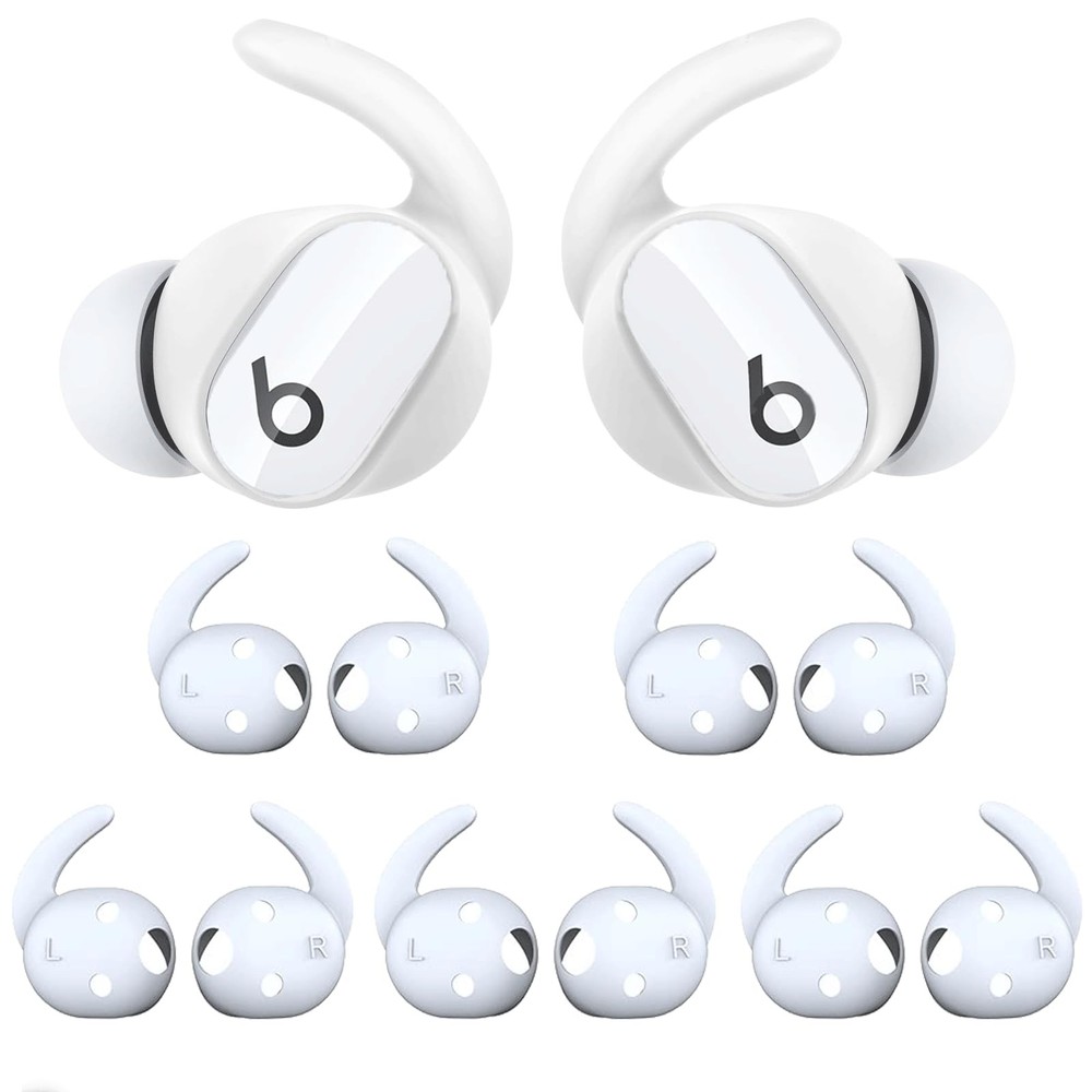 Ear Hooks Compatible for Beats Studio Buds/Buds +, white