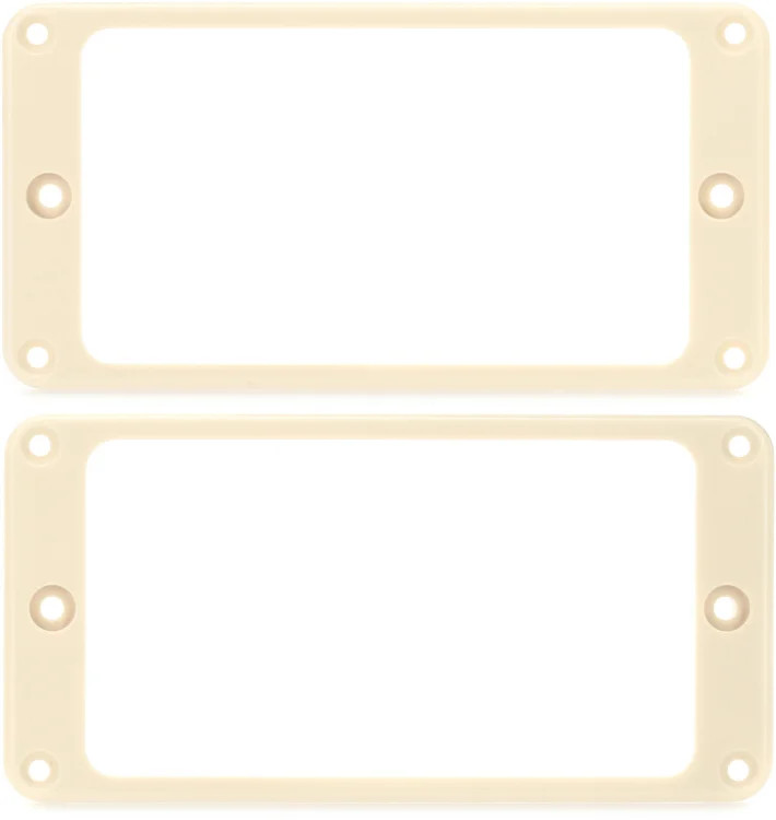 PRS Humbucker Pickup Rings - Ivory - Universal Angle