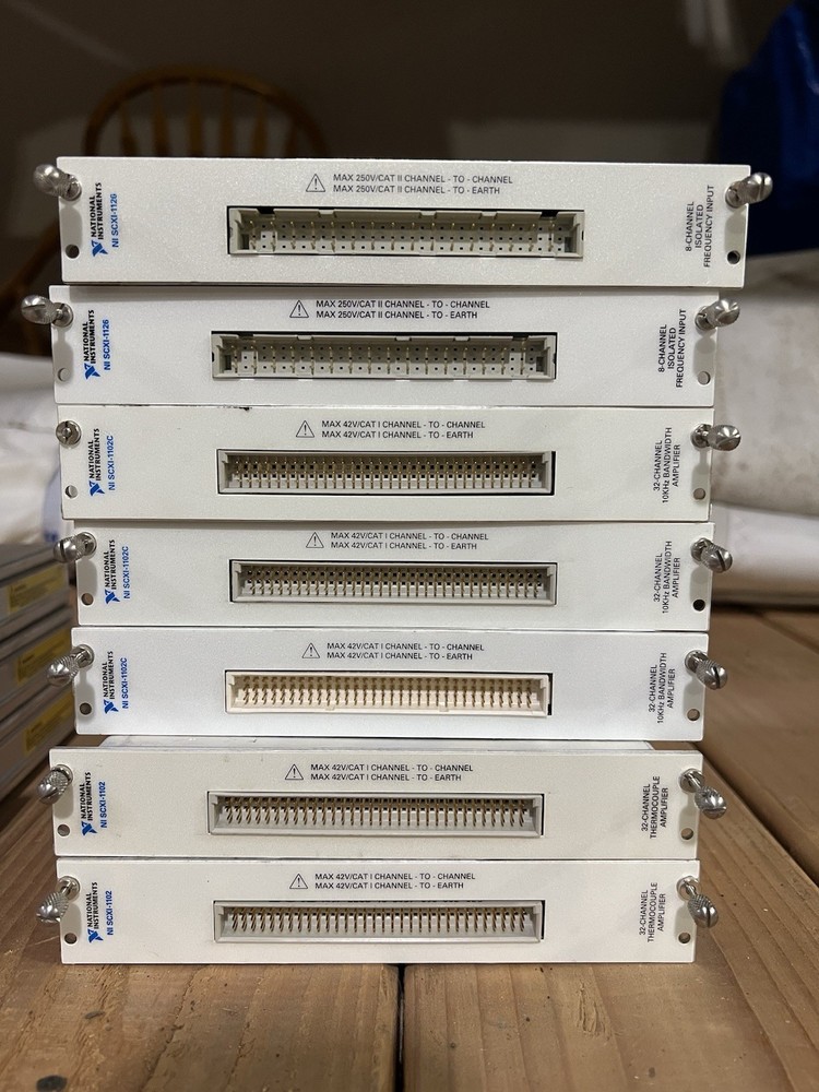 National Instruments SCXI DAQ modules 1126 Frequency Input