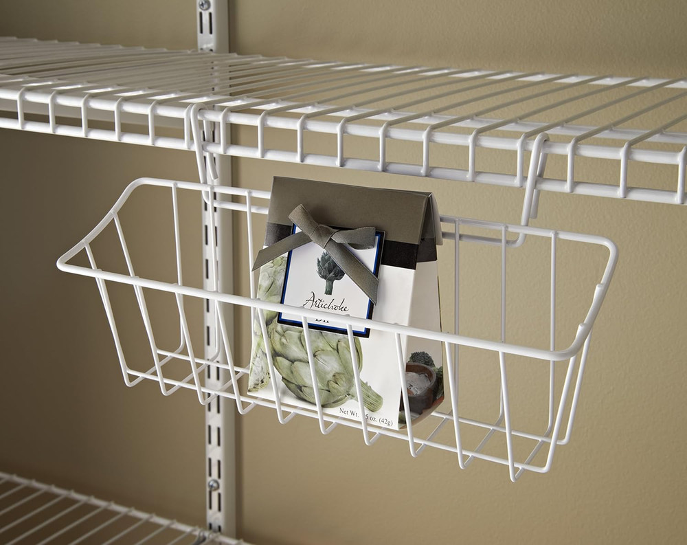 3937 Packet Pal Wire Shelf Storage Accessory, White