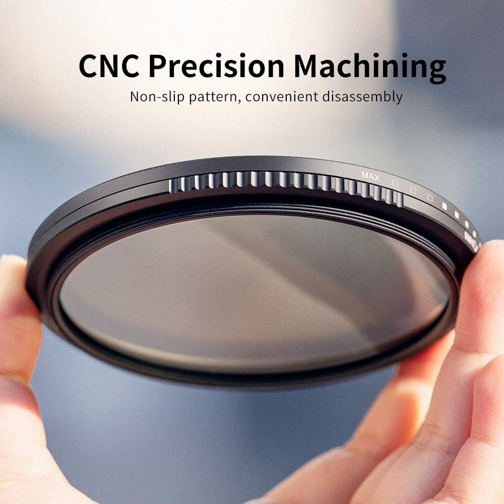 Variable ND3-ND1000 ND Filter (1.5-10 Stops) Neutral Density Camera Lens Filter