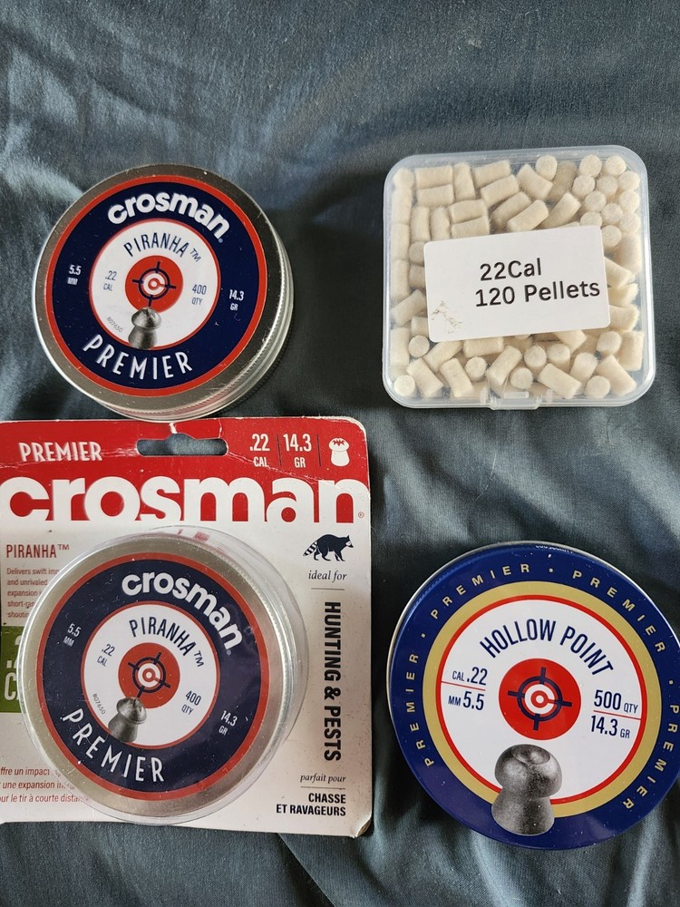 22 Cal Pellets & Cleaning Pellets (See Image)