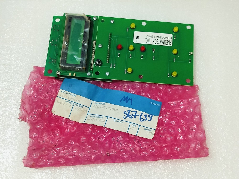 PNEUMATECH 1624505040 Display Timer QEC-002521 EC-002521