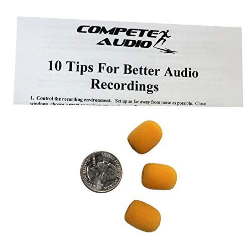 CM512 Small Foam Microphone Windscreens (Microphone Covers) (3-Pack)