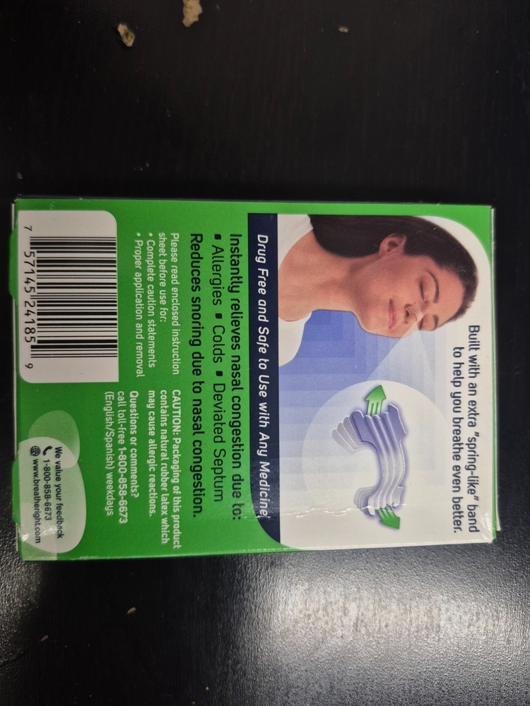 2 PACK :: Breathe Right :: Extra :: Clear :: 10 ct