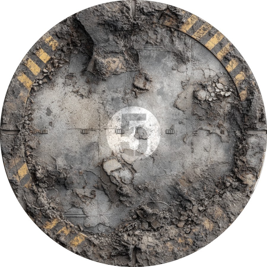 Objective Markers Set - 7.57" - Breach - Compatible w/ Warhammer 40K