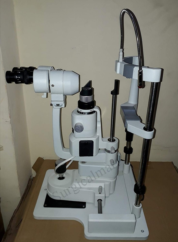 Slit Lamp Microscope Zeiss Type 2 Step Complete With Wooden table