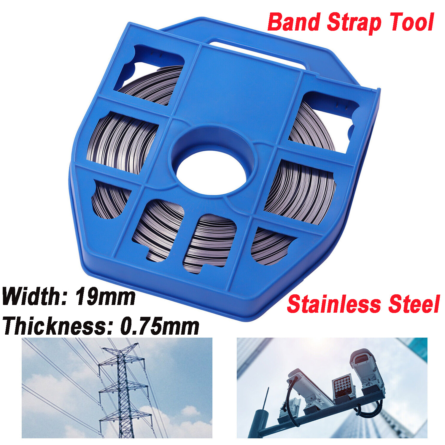 304 Stainless Steel Band Strap Tool Durable Band Strip Tool For Material Packing