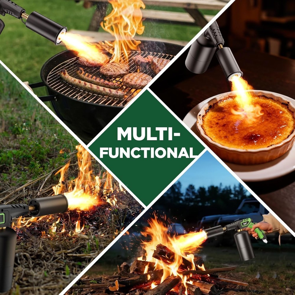 Powerful Propane Torch Kitchen Cooking Culinary Torch Lighter Propane Torch Head