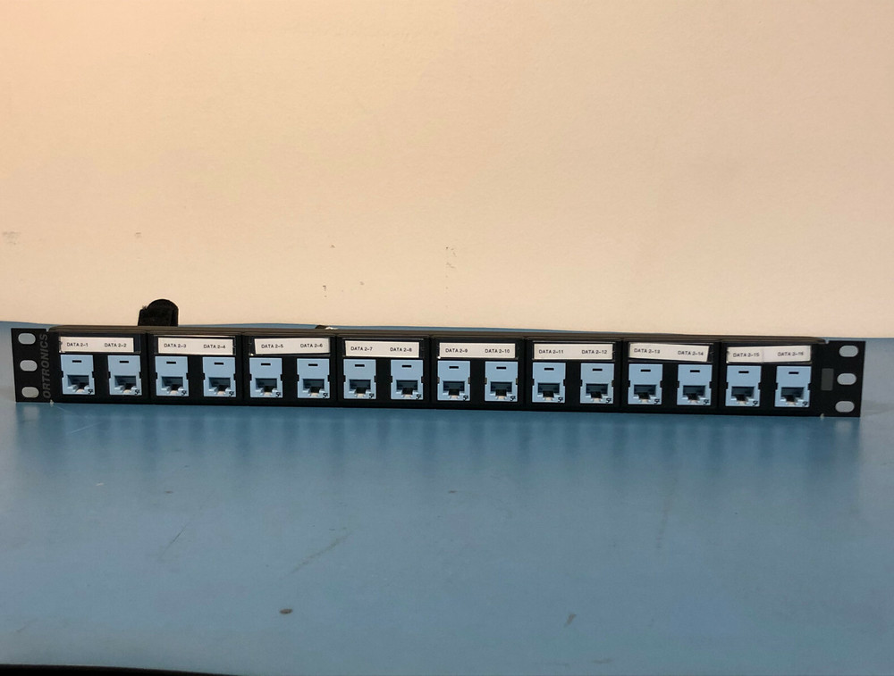 Ortronics OR-401045289 16-Modules 16 Port TRACJACK Cat 5e Ethernet Patch Panel