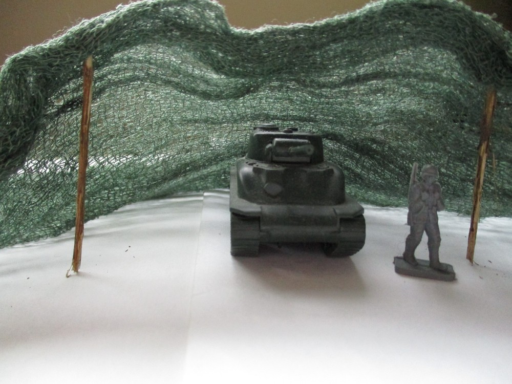 Camouflage Netting HO Scale and Larger Scale