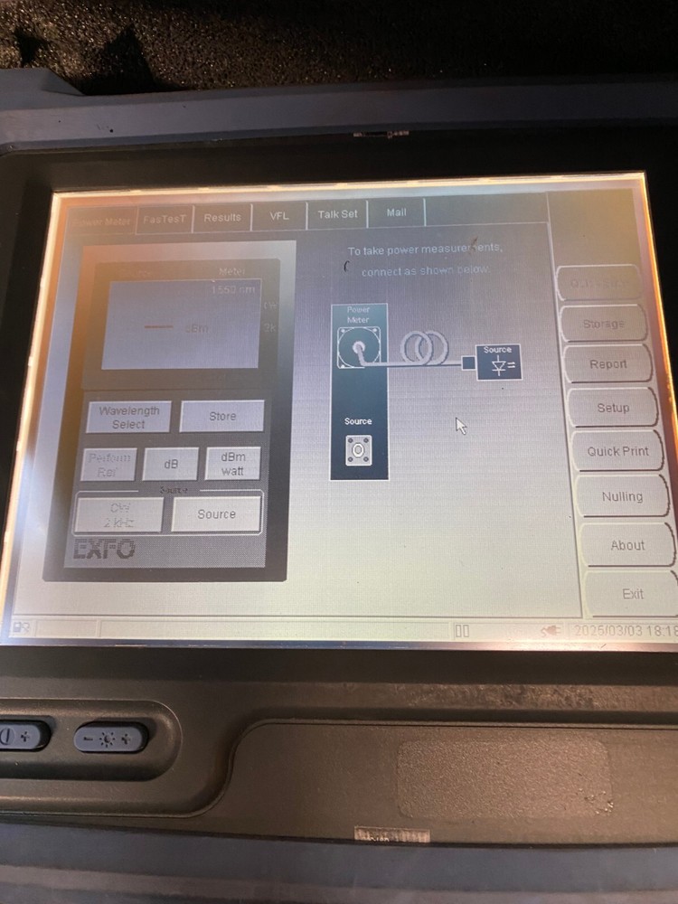 Exfo FTB-300 Universal test system with FTB-7300 OTDR Module, FTB-3920