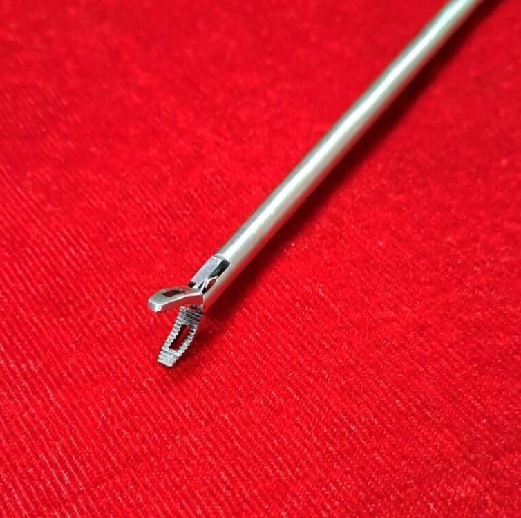 Laparoscopic Cholangiogram Forceps With Ratchet 5mm Reusable Surgical Instrument