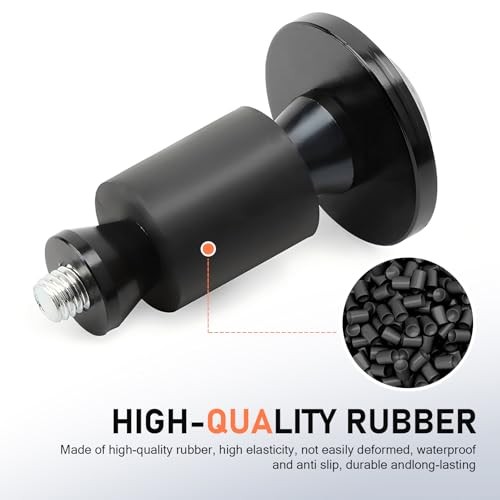 2PCS Motorcycle Handlebar End Plugs, Metal Rustproof Impact-Resistant