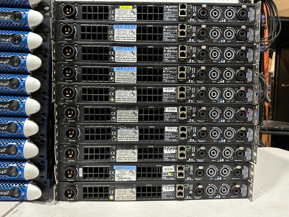 Powersoft K10 DSP 12000W Power Amplifier (PAIR) TrueHeartSound