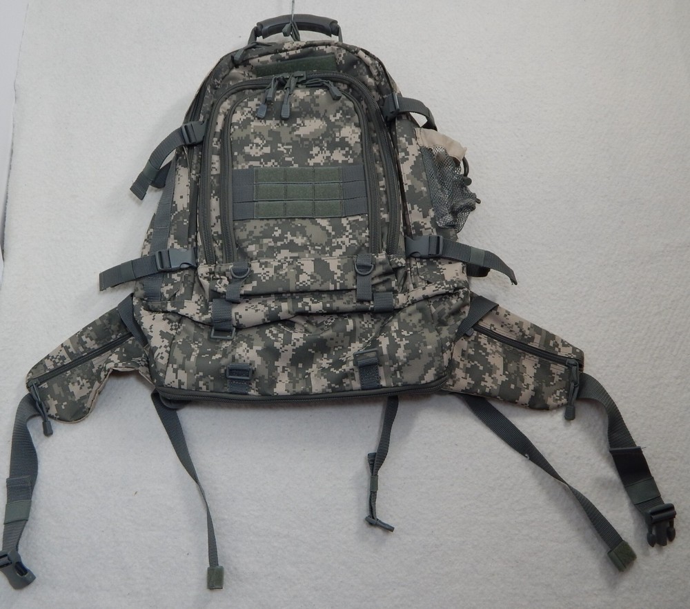 Code Alpha Army ACU UCP Camouflage Medium Tactical Expandable Rucksack Back Pack
