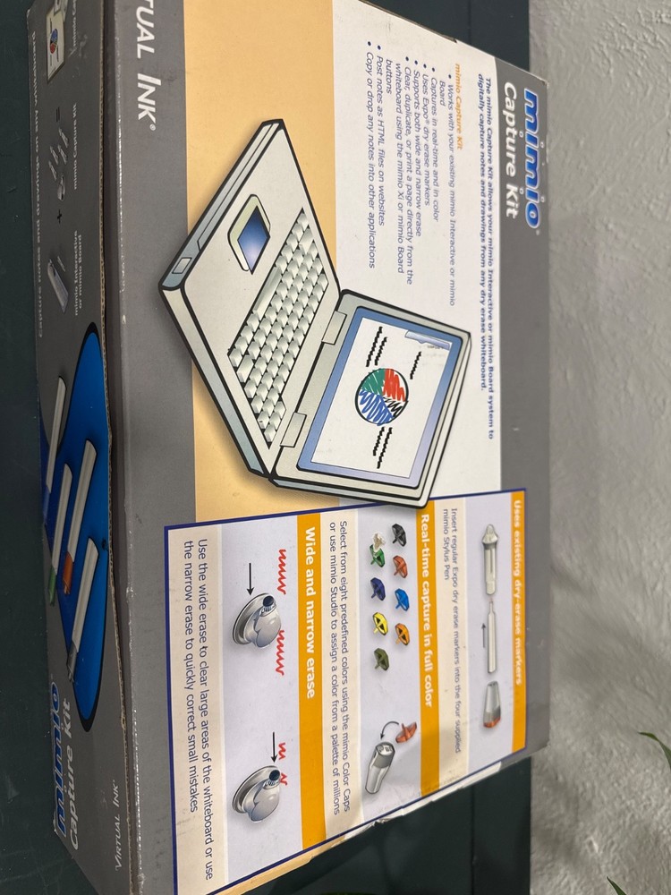 MIMIO Link USB Interactive Digital Whiteboard Capture Kit Virtual Ink! Complete!