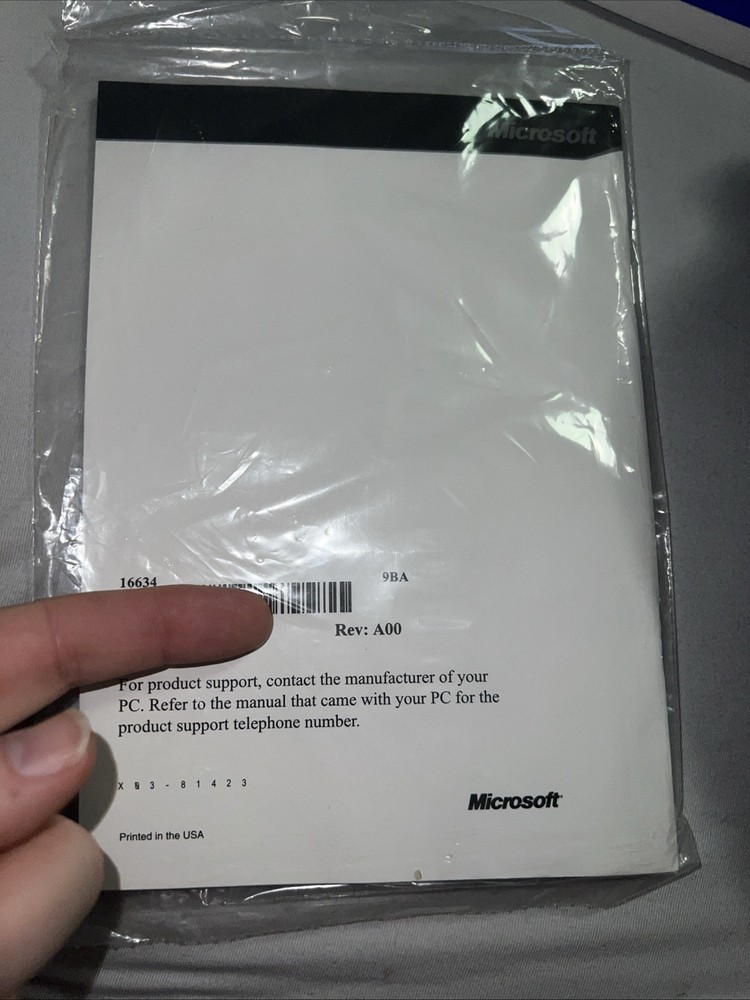 Microsoft IntelliPoint Mouse Driver 3.5" Floppy Disk *Windows 95/98 & Manual NEW