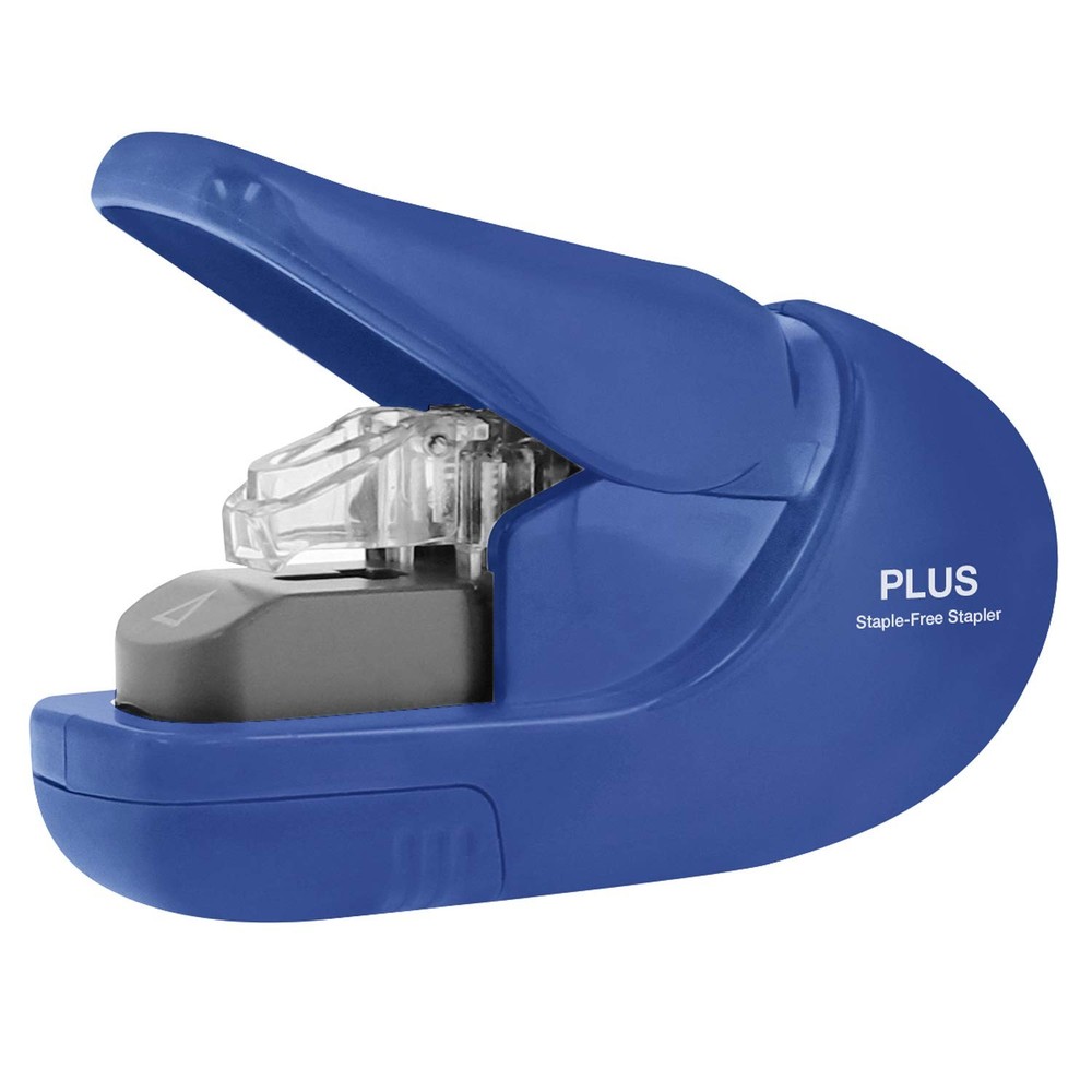 Clinch Compact Staple-Stapler, Blue