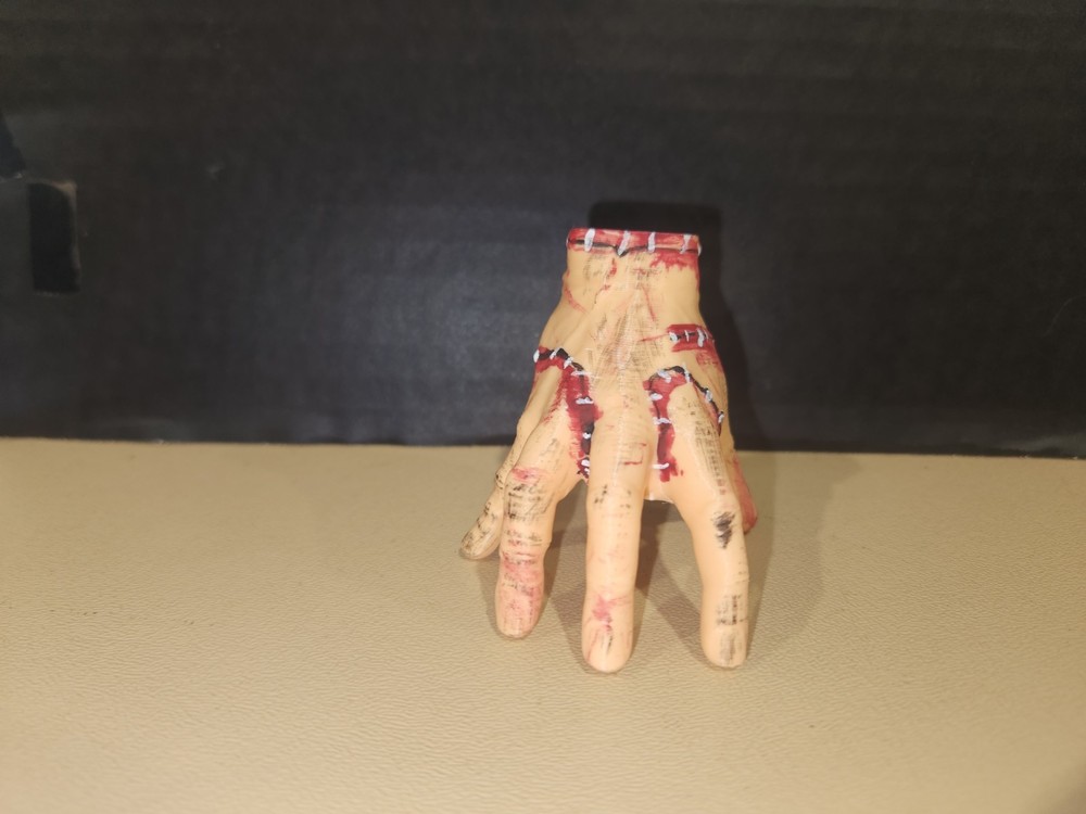 Walking Dead Pinball Machine SEVERED HAND! Flasher Mod HAND PAINTED