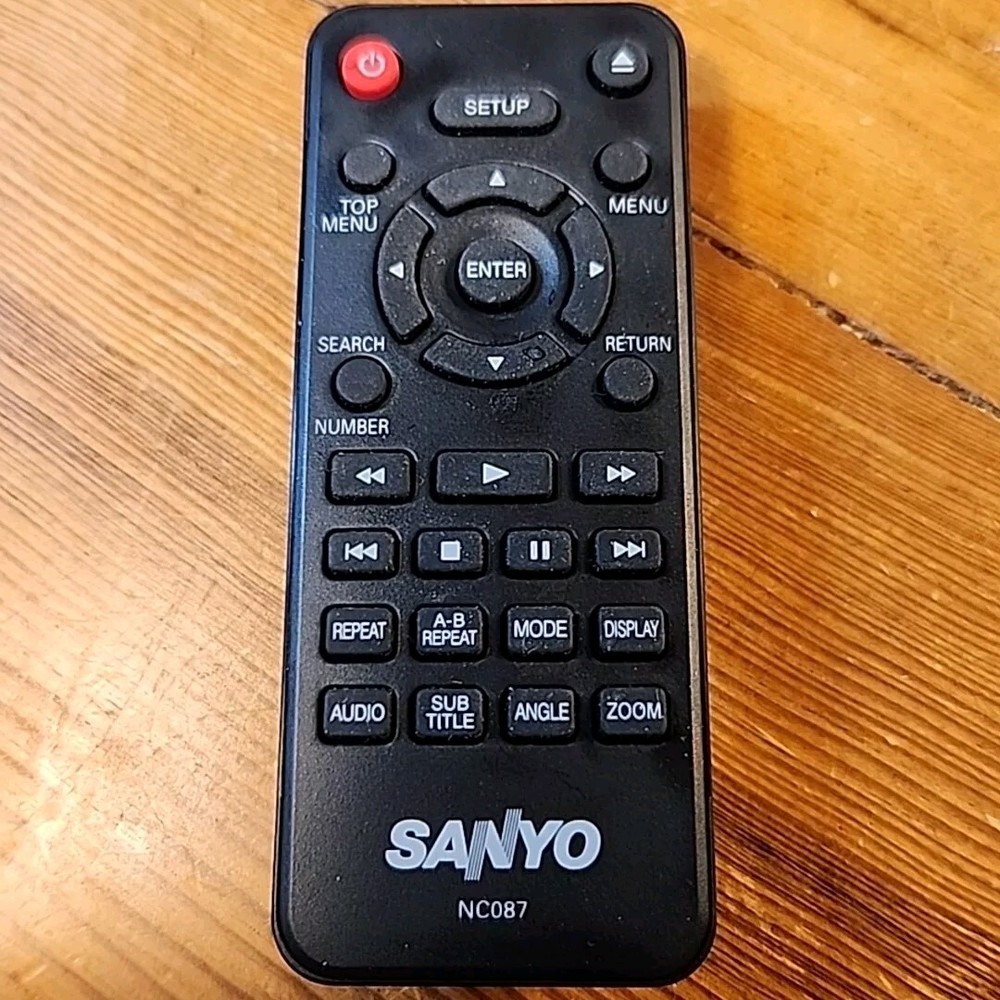 Sanyo Dvd Player With Remote Box Guide RCA Cables Good Condition Tested Works