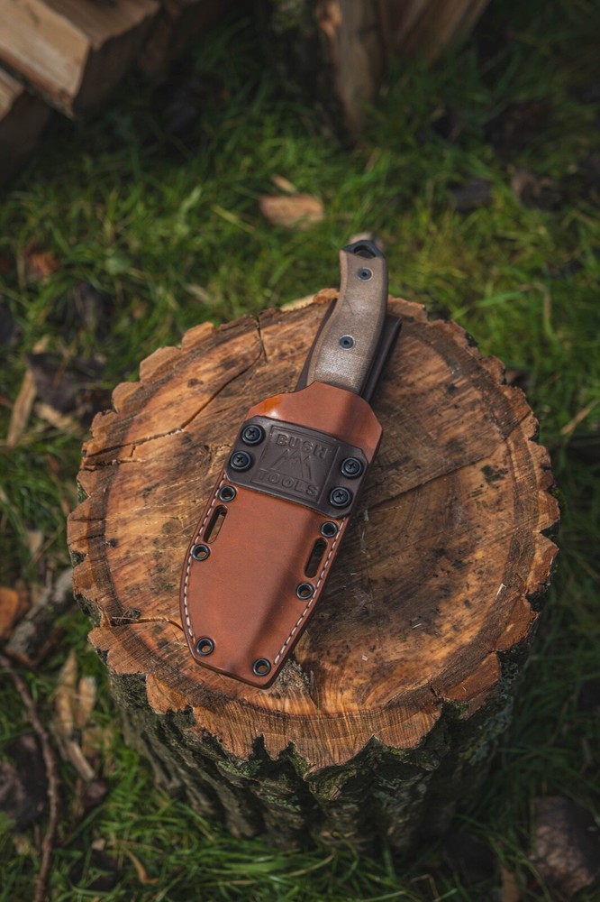 esee 5 sheath : hybrid kydex leather