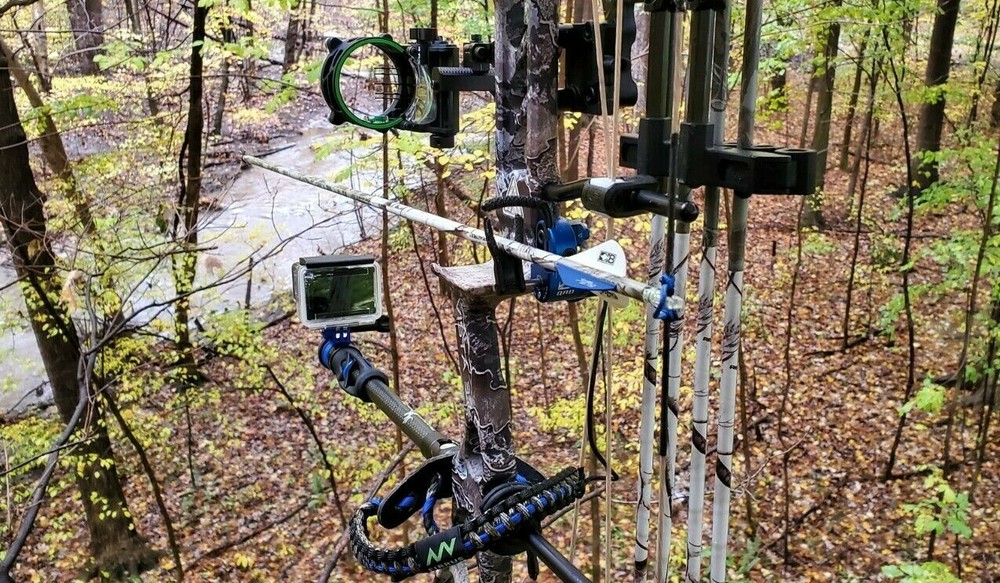 WeWillGo Compound Bow Stabilizer GoPro Camera Mount (MADE IN USA)
